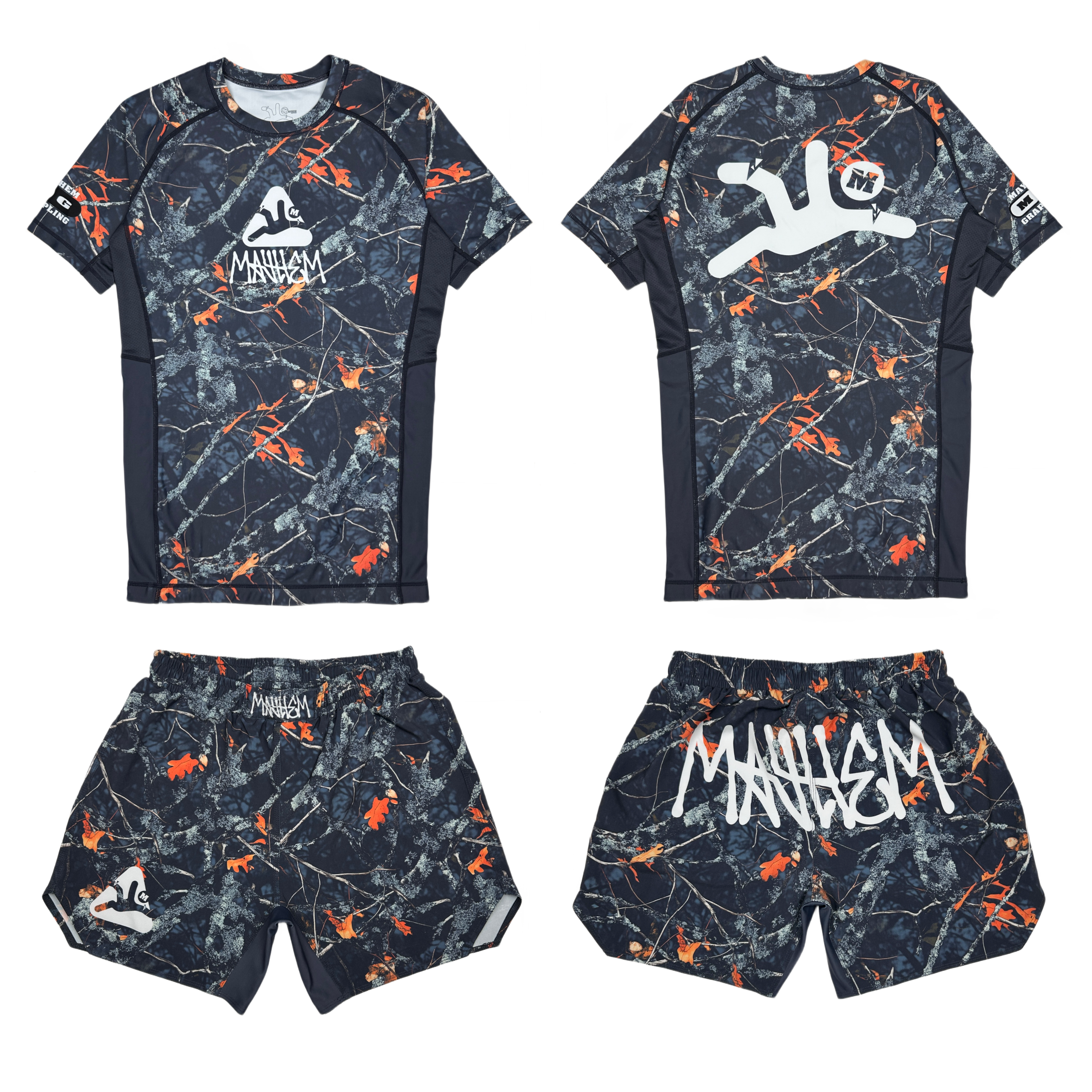 ORANGE WOODLAND RASHGUARD