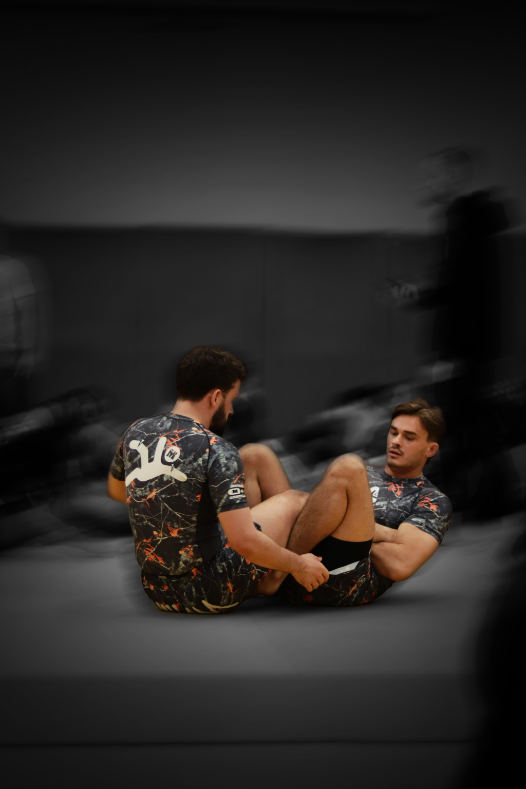 ORANGE WOODLAND RASHGUARD